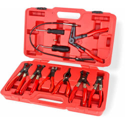 Dema - Pinces spéciales pour colliers de serrage - Coffret 10 pièces