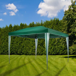 Dema - Tonnelle / Pavillon pliable en aluminium vert 300 x 300 x 260 cm