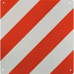 Plaque de signalisation en aluminium avec un film hautement réflecteur. Ce panneau est utilisé pour signaliser les charges qu ...