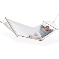 Dema - Hamac blanc écru 180x95 cm 120 kg jardin vacances