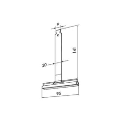 Rademacher 4051 Ressort De Fixation Sw40 Fixer De Volet 96000018