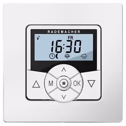 RADEMACHER 5665-UW, Commande de fermeture, Blanc, 30 m, 100 m, 434,5 MHz, 10 mW