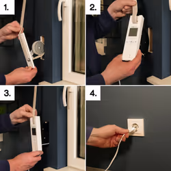 HOMEPILOT 10172360 accessoires store/volet Commande de fermeture Blanc