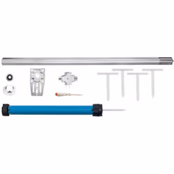 HOMEPILOT 20221005, Shutter automation set, Bleu, Métallique, Blanc, 20 N·m, 16 tr/min, Octagonal steel shaft SW 60