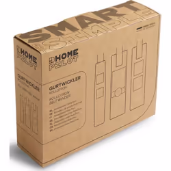 Enrouleur de sangle RolloTron mural pure - HOME PILOT - 10152330 - Force de traction : 30kg - Fonction mémoire 24h