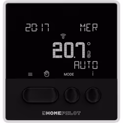 Thermostat connecté Classic avec récepteur - HOME PILOT - Chauffage connecté - Programmation  Economies dénergie