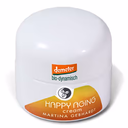 Martina Gebhardt Happy Aging Cream, Crèmes de jour et de nuit, Femmes, Peau mature, Visage, Anti-stress, Élasticité, Hydratan ...