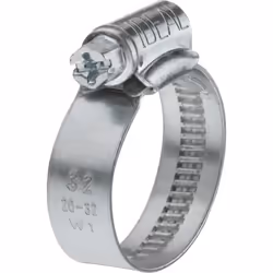 Poignets de tuyau IDEAL selon a4 3017, W1 Ruban, boîtier et vis galvanisés (W1) Technique de fixation flexible avec bords de  ...