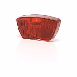 Eclairage vélo XLC - Arrière - 3 LED - Rouge - Piles - Mixte