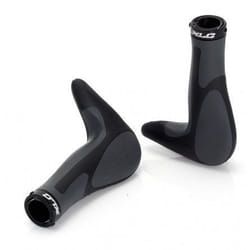 Jeu de poignées vélo embouts intégré XLC GR-G16 Hitch Gel A/Vis