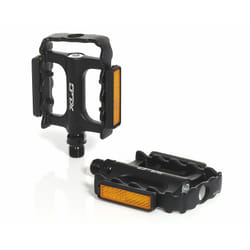 XLC 2501812100 pédale de bicyclette Noir, Orange