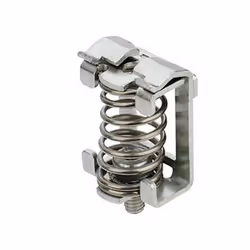 Weidmüller KLBUE 4-13.5 SC, Étrier de serrage, 10 pièce(s), Acier, Argent, 20,1 mm, 31,4 mm
