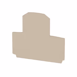 Weidmüller WAP WDK2.5/4 N, Plaque d’extrémité, 20 pièce(s), Wemid, Beige, -50 - 120 °C, V0
