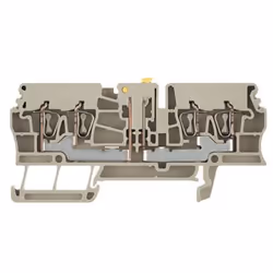 Weidmüller ZTR 2.5/4AN, Beige, 2,5 mm², 82,5 mm, 11,54 g, 100 pièce(s)