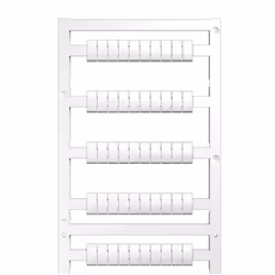 Weidmüller MF-W 9/5 MC NE WS, Marqueurs de bornier, 500 pièce(s), Polyamide, Blanc, -40 - 100 °C, V2
