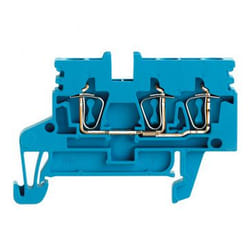 Weidmüller ZDU 2.5N/3AN BL terminal électrique