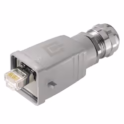 Weidmüller IE-PS-V05M-RJ45-TH, RJ-45, Gris, Cat6/6e/6a, 83,28 g, -40 - 70 °C