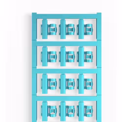 Weidmüller SFC 2.5/21 MC NE BL, Bleu, Polyamide 6.6 (PA66), 120 pièce(s), -40 - 100 °C, 9,3 mm, 21 mm