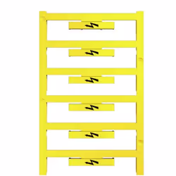 Weidmüller WAD 5 MC B GE/SW, Marqueurs de bornier, 48 pièce(s), Polyamide, Jaune, -40 - 100 °C, V2