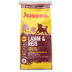 Josera 2415 Alimentation sèche pour chiens 15 kg Adulte Maïs, Agneau, Riz
