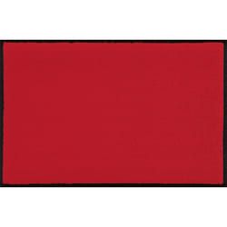 wash+dry Scarlet Paillasson décoratif Intérieure Rectangulaire Rouge