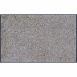 wash+dry Cool Grey, Paillasson décoratif, Intérieure, Rectangulaire, Gris, Monochromatique, Caoutchouc