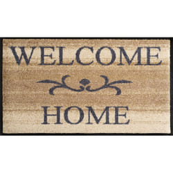 wash+dry Welcome Home Beige Paillasson décoratif Intérieure Rectangulaire