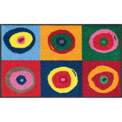 wash+dry Sergej Paillasson décoratif Intérieure Rectangulaire Multicolore