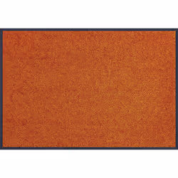 wash+dry 4032445052609, Paillasson décoratif, Intérieure, Rectangulaire, Orange, Monochromatique, 600 mm