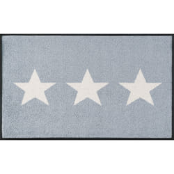 wash+dry Stars Grey Paillasson décoratif Intérieure Rectangulaire Gris