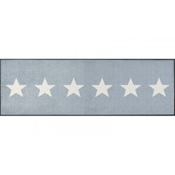 wash+dry Stars Grey Paillasson décoratif Intérieure Rectangulaire Gris