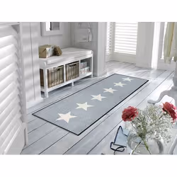 wash+dry Stars Grey Paillasson décoratif Intérieure Rectangulaire Gris