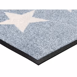 wash+dry Stars Grey Paillasson décoratif Intérieure Rectangulaire Gris