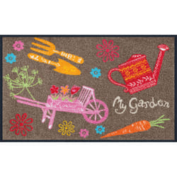 wash+dry My Garden Paillasson décoratif Intérieure Rectangulaire Multicolore