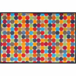 wash+dry 060826, Paillasson décoratif, Intérieure, Rectangulaire, Multicolore, Motif, Caoutchouc