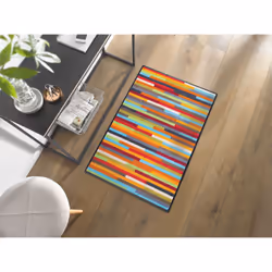 wash+dry 4032445062332 paillasson Paillasson décoratif Intérieure Rectangulaire Multicolore