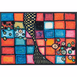 wash+dry 4032445067993, Paillasson décoratif, Intérieure, Rectangulaire, Multicolore, Image, Polyamide