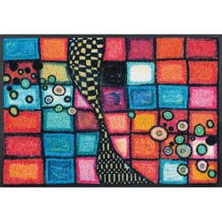wash+dry 4032445067993 paillasson Paillasson décoratif Intérieure Rectangulaire Multicolore