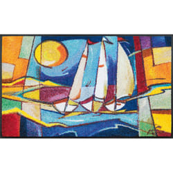 wash+dry Sailing Home Paillasson décoratif Intérieure Rectangulaire Multicolore