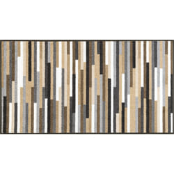 wash+dry Mikado Stripes Nature Paillasson décoratif Intérieure Rectangulaire Multicolore