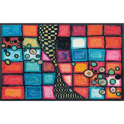 wash+dry 4032445078425 paillasson Paillasson décoratif Intérieure Rectangulaire Multicolore