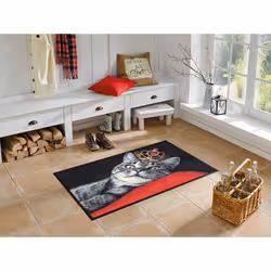 wash+dry 4032445078760 paillasson Paillasson décoratif Intérieure Rectangulaire Multicolore - Vue supplémentaire 4
