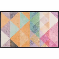 wash+dry Snorre, Paillasson décoratif, Intérieure, Rectangulaire, Multicolore, Motif, 1150 mm