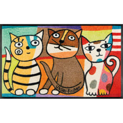 wash+dry 088844 Paillasson décoratif Intérieure Rectangulaire Multicolore