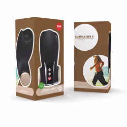 Fun Factory COBRA LIBRE II Masturbateur de poche Noir Silicone