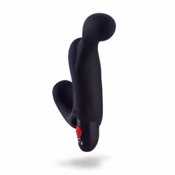 Fun Factory DUKE, Vibrateur de couple, Stimulation anale, Noir, Silicone, Courbé, Mat