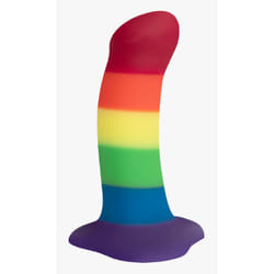 Fun Factory AMOR Gode classique Sexe anal, Sexe vaginal Bleu, Vert, Multicolore, Orange, Violet, Rouge, Jaune Silicone 146 mm 3,7 cm