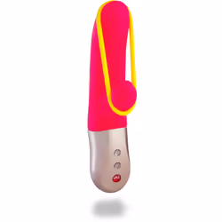 Fun Factory Amorino, Vibrateur de couple, Stimulation du clitoris, Stimulation vaginale, Rose, Silicone, Courbé, Ambidextre