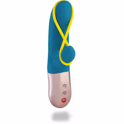 Fun Factory Amorino, Bleu, Silicone, Courbé, Ambidextre, Boutons, CE