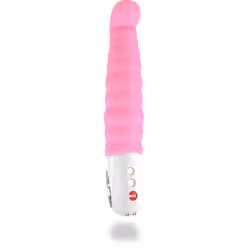 Fun Factory Patchy Paul, Rose, Blanc, Silicone, Courbé, Ambidextre, Tactile, CE
